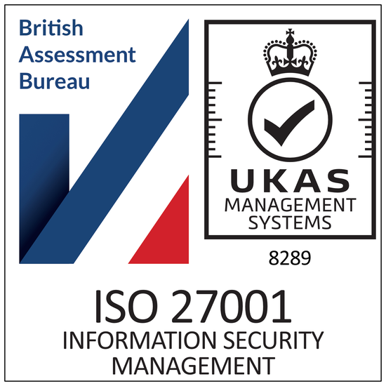 British Assessment Bureau certification artwork for ISO 27001