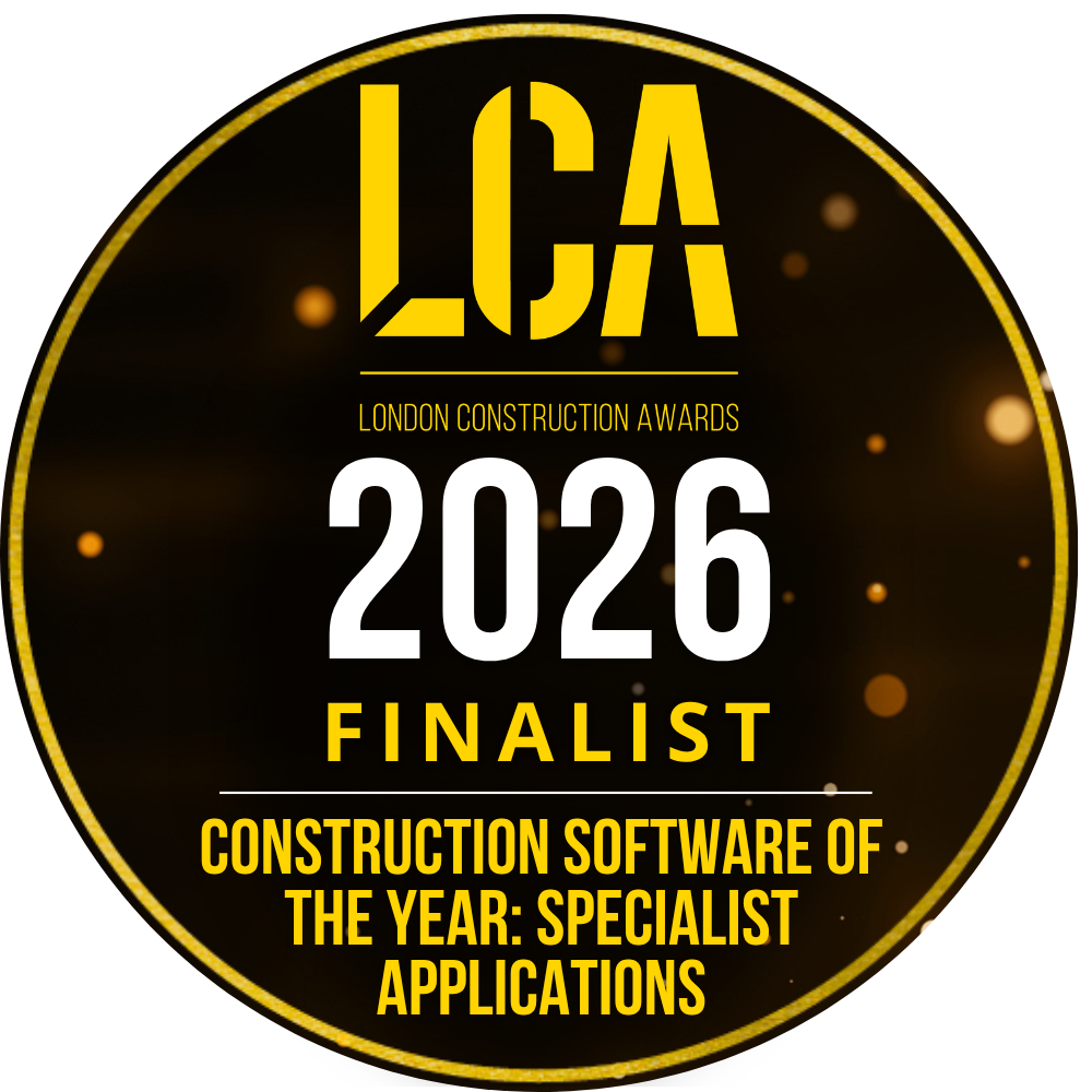 London Construction Awards 2026 finalist badge: Construction Software of the Year: Specialist Applications
