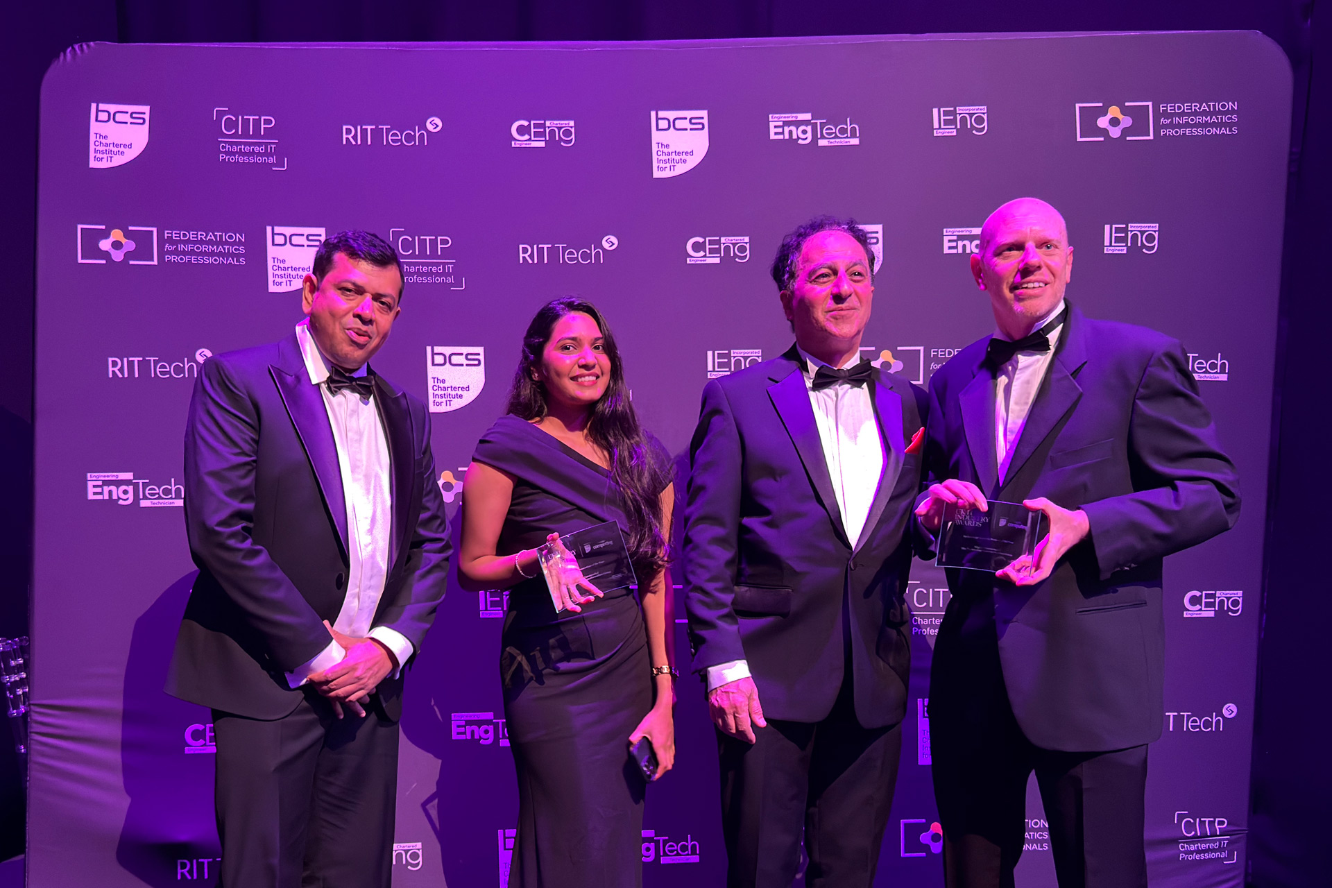 UK IT Industry Awards Team Photo