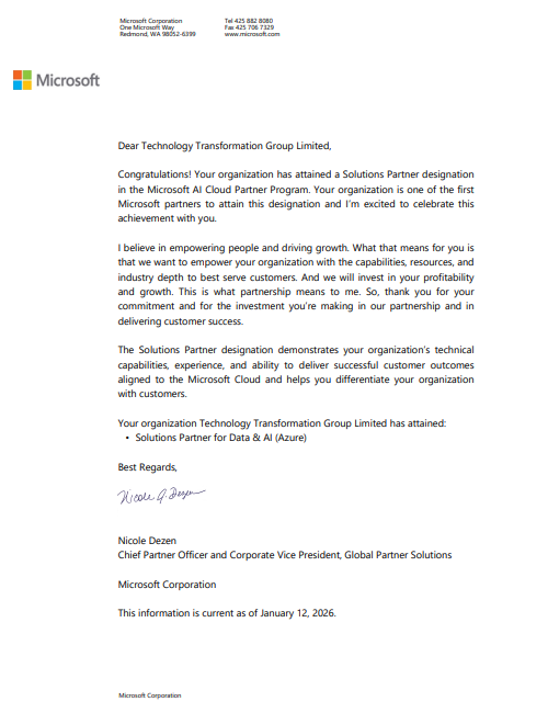 Microsoft Partner Designate
