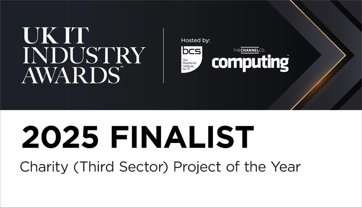 UK IT Industry Awards 2025 Finalist: Charity (Third Sector) Project of the Year